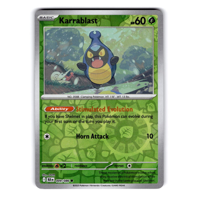 Karrablast Common SV: Black Bolt 009/086 NM