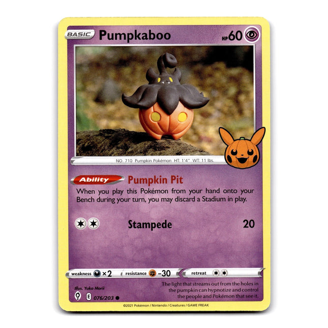 Pumpkaboo Promo Trick or Trade BOOster 076/203 NM