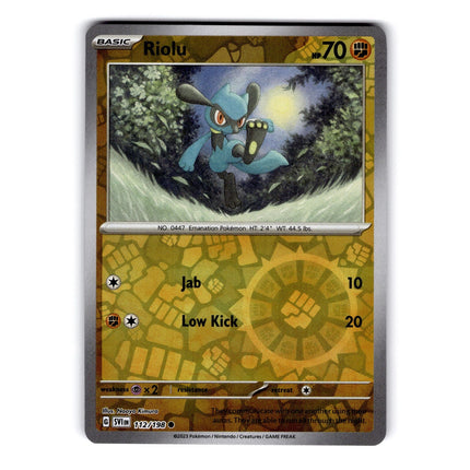 Riolu - Common SV01: Scarlet & Violet Base Set 112/198 NM