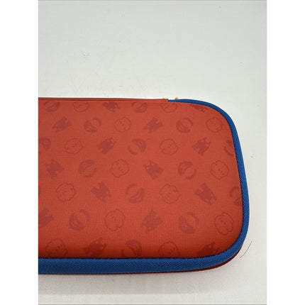 Mario Red & Blue Nintendo Switch V2 Oled Slim Travel Case - Fits Lite V1 V2 Also