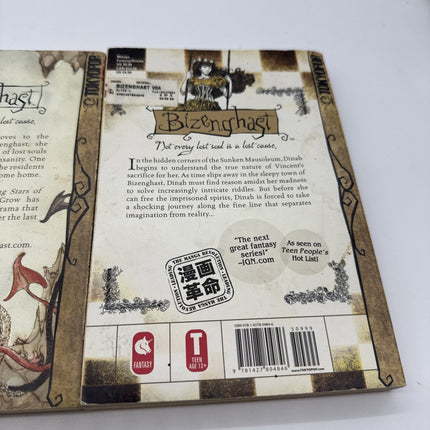 Bizenghast Vol 1, 2, 4 Manga Graphic Novel Comic English M. Alice LeGrow