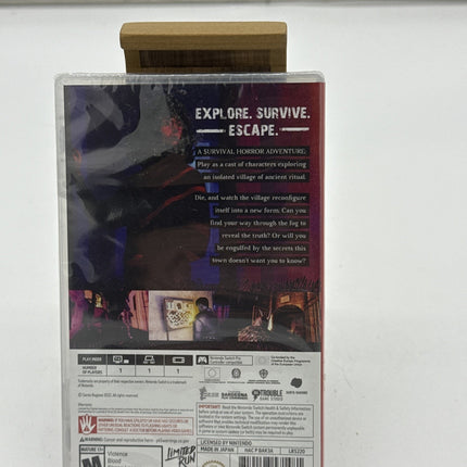 Saturnalia - Limited Run Games (Nintendo Switch) NEW SEALED