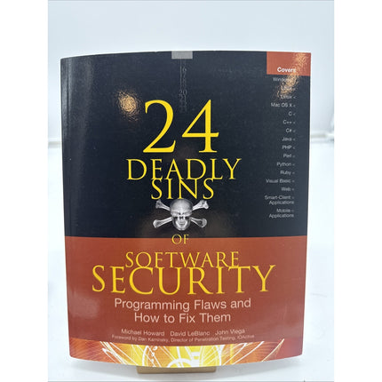 24 Deadly Sins of Software Security: Programming Flaws and How to Fix The