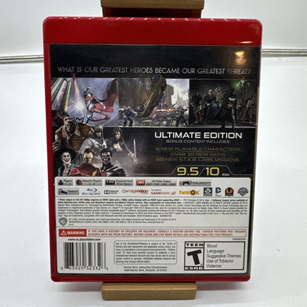 * INJUSTICE: GODS AMONG US ULTIMATE EDITION Sony PS3 PlayStation 3 Game CIB