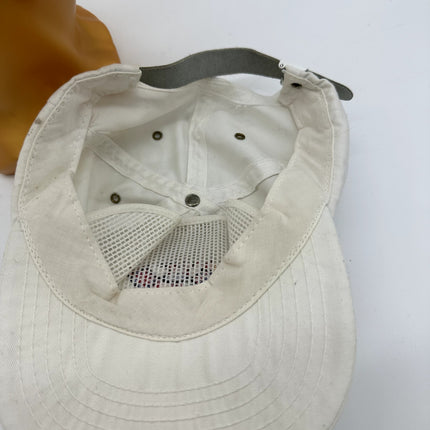 Vintage Epcot Center Flags of World Hat Strap Back Mickey Mouse Cap White