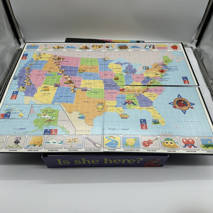 1993 Where in the USA is Carmen Sandiego? Board Game COMPLETE University Games