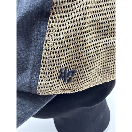 MICHIGAN WOLVERINES BLUE TRUCKER MESH HAT MVP AUTHENTIC NCAA FOOTBALL Vintage