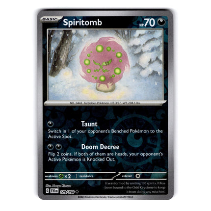 Spiritomb Uncommon SV01: Scarlet & Violet Base Set 129/198 NM