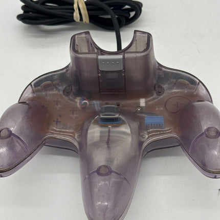 Nintendo N64 Clear Atomic purple Controller OEM Funtastic