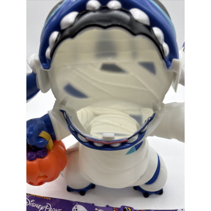 2025 Disney Parks Stitch GLOW IN THE DARK Mummy Halloween Popcorn Bucket NEW