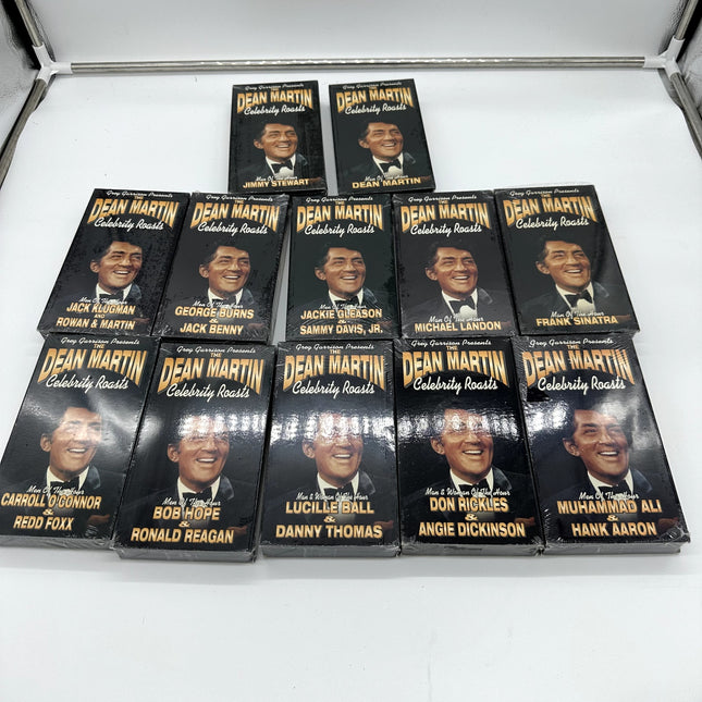 Lot Of 12 The Dean Martin Celebrity Roasts VHS Tapes sealed
