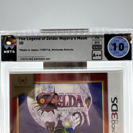 WATA 10 A++ THE LEGEND OF ZELDA MAJORAS MASK Nintendo Sealed 2015 Perfect Grade!