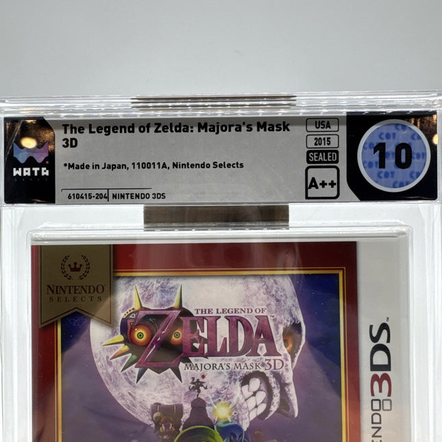 WATA 10 A++ THE LEGEND OF ZELDA MAJORAS MASK Nintendo Sealed 2015 Perfect Grade!