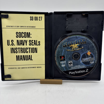 SOCOM: U.S. Navy SEALs (Sony PlayStation 2, 2002) CIB with manual
