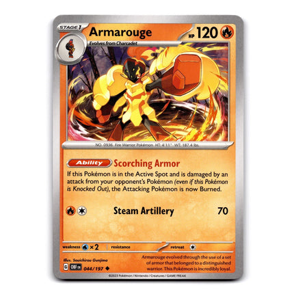Armarouge Uncommon SV03: Obsidian Flames 044/197 NM
