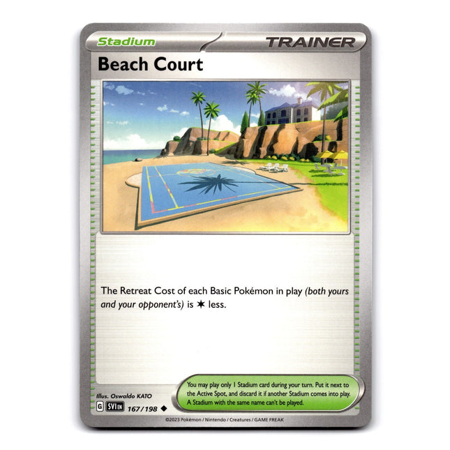 Beach Court Uncommon SV01: Scarlet & Violet Base Set 167/198 NM