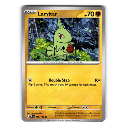 Larvitar Common SV02: Paldea Evolved 110/193 NM