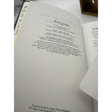 The Rock of Ages Study Bible, KJV, 2009 2nd Edition 2009 , 1st Printing RARE