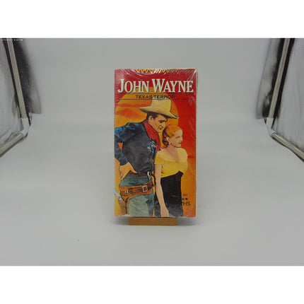 John Wayne Starring In Texas Terror VHS Sealed Rare Variant white back Full art