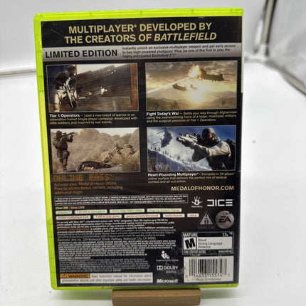 Medal of Honor -- Limited Edition (Xbox 360, 2010) Complete Tested Working