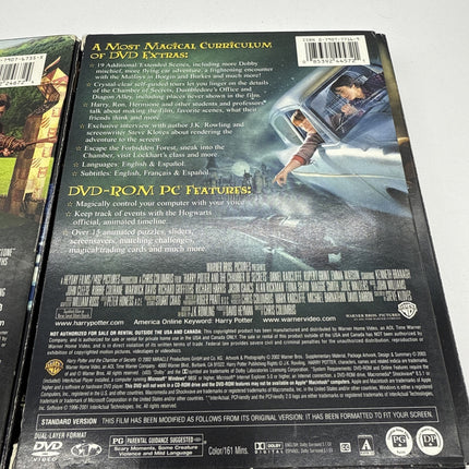 Harry Potter and the Sorcerers Stone & Chamber Of Secrets, First Release DVD Set