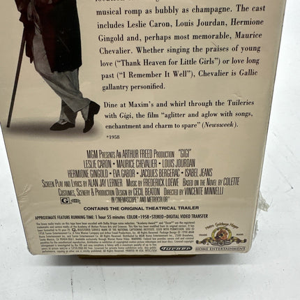 Gigi VHS 1958, 1998 MGM Musical **SEALED NEW**