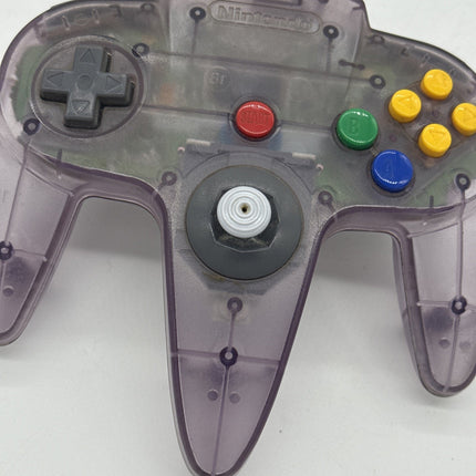Nintendo N64 Clear Atomic purple Controller OEM Funtastic