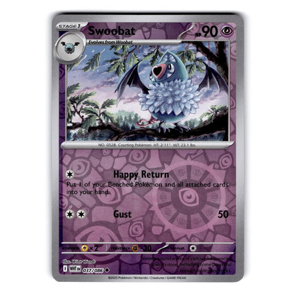 Swoobat Uncommon SV: White Flare 037/086 NM
