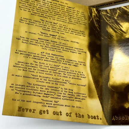 Apocalypse Now “The Complete Dossier” Dual Feature 2 Disc DVD Set DVDs complete