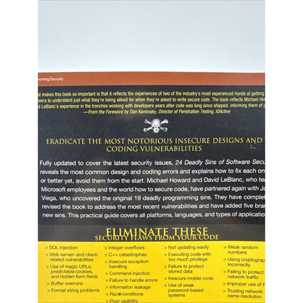 24 Deadly Sins of Software Security: Programming Flaws and How to Fix The