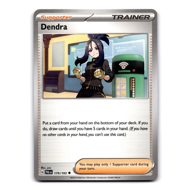 Dendra Uncommon SV02: Paldea Evolved 179/193 NM
