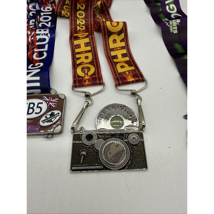 Harry Potter Hogwarts Running Club Race Medals Medallions W/ Lanyards Potterhead