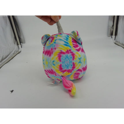 Squishmallow 6” Talisa the Tie Dye Unicorn Cat Kitty with Silver Horn