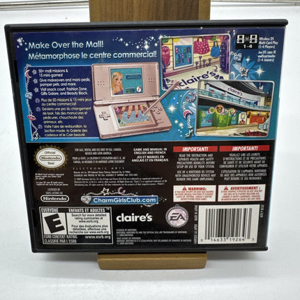 CGC Charm Girls Club My Fashion Mall Nintendo DS Video Game EA CIB