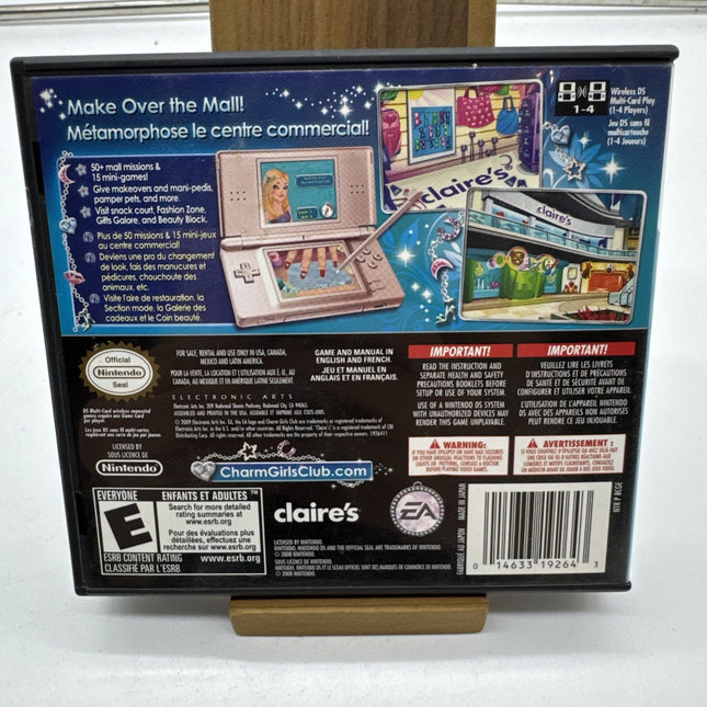CGC Charm Girls Club My Fashion Mall Nintendo DS Video Game EA CIB