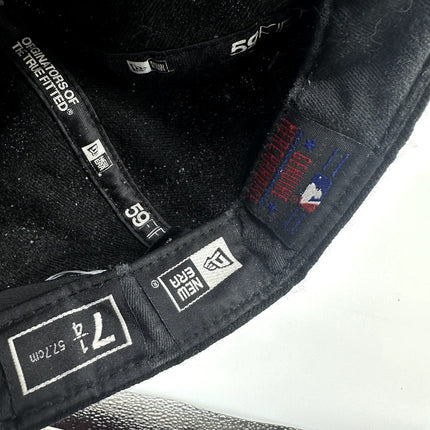 Tampa Bay Rays New Era 59FIFTY Baseball Cap Hat 7 1/4 Blue Made in USA MLB