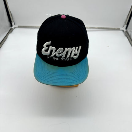 Enemy of the state snap back cap hat