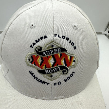 Vintage Logo Athletic Tampa Florida NFL Super Bowl XXXV Snapback Hat 2001 Cap