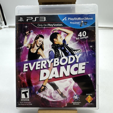 EVERYBODY DANCE Playstation 3 PS3 Complete CIB w/ Box, Manual Good