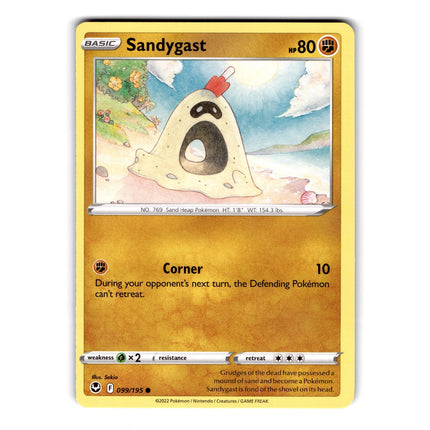 Sandygast Common SWSH12: Silver Tempest 099/195 NM