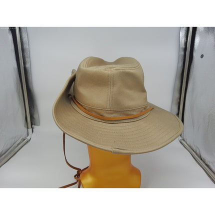 Walt Disney World Hat Tan Adult Small Safari Snap Button