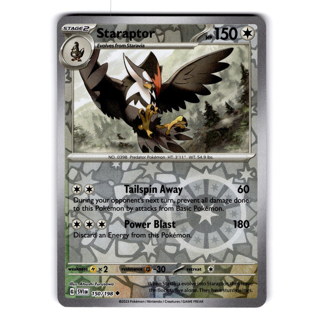 Staraptor Uncommon SV01: Scarlet & Violet Base Set 150/198 NM