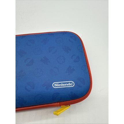 Mario Red & Blue Nintendo Switch V2 Oled Slim Travel Case - Fits Lite V1 V2 Also