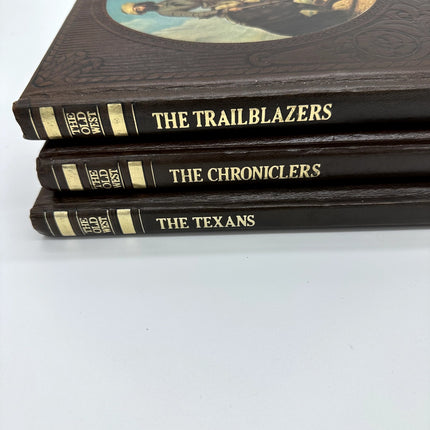 Time Life The Old West Volume Book Lot Leatherette 1976-1979, Classics VG