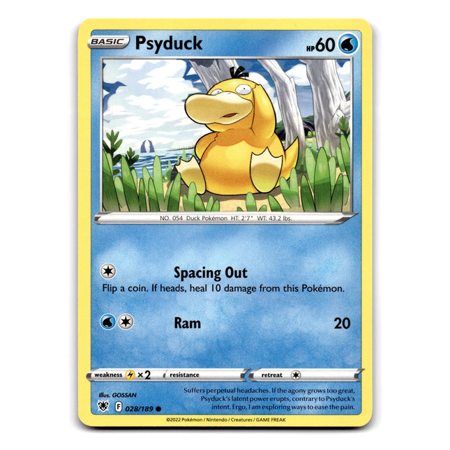 Psyduck Common SWSH10: Astral Radiance 028/189 NM
