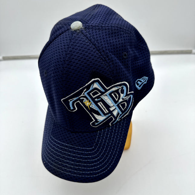 Vintage New Era Tampa Bay Rays Navy Blue Neo 39THIRTY Stretch Fit Hat large/xlar
