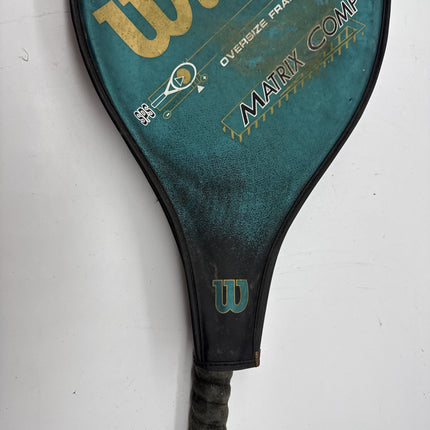 WILSON Matrix Comp Oversize Titanium Tennis Racket 4 3/8 Grip Needs REstringd