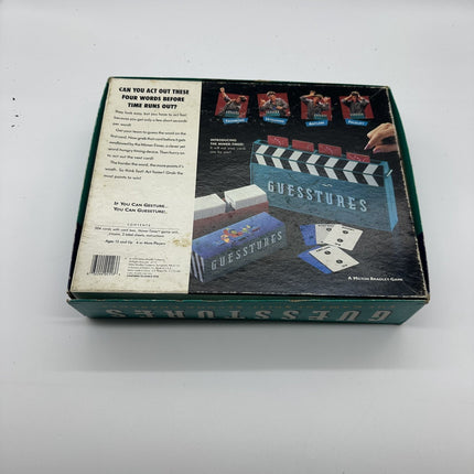 Vintage Guesstures Charades Game by Milton Bradley 1990 Edition