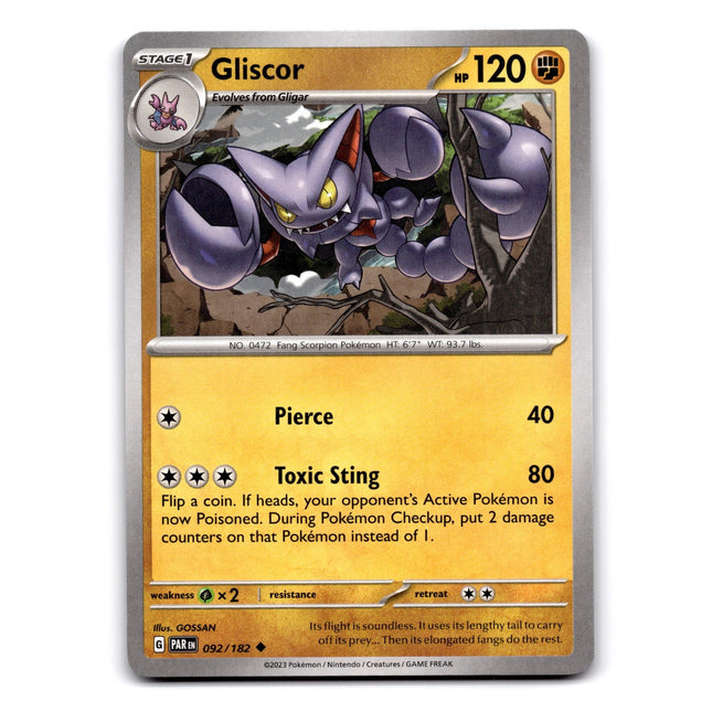 Gliscor Uncommon SV04: Paradox Rift 092/182 NM