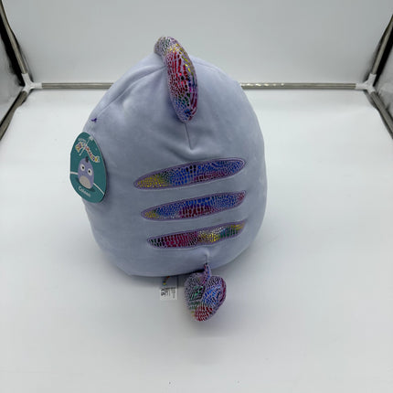 *NWT* Squishmallow 12" Colleen Chameleon Foil Rainbow Periwinkle Lizard Plush